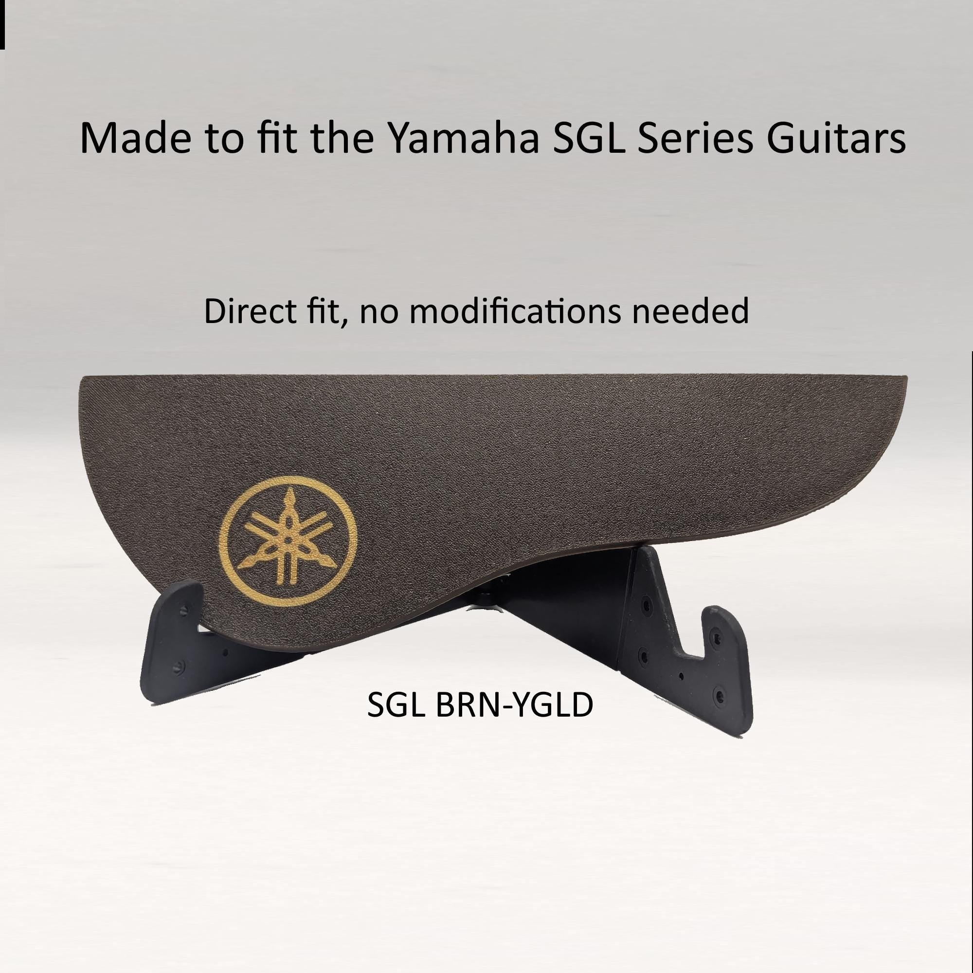 Yamaha Silent Guitar Pickguard | Black with Gold Logo