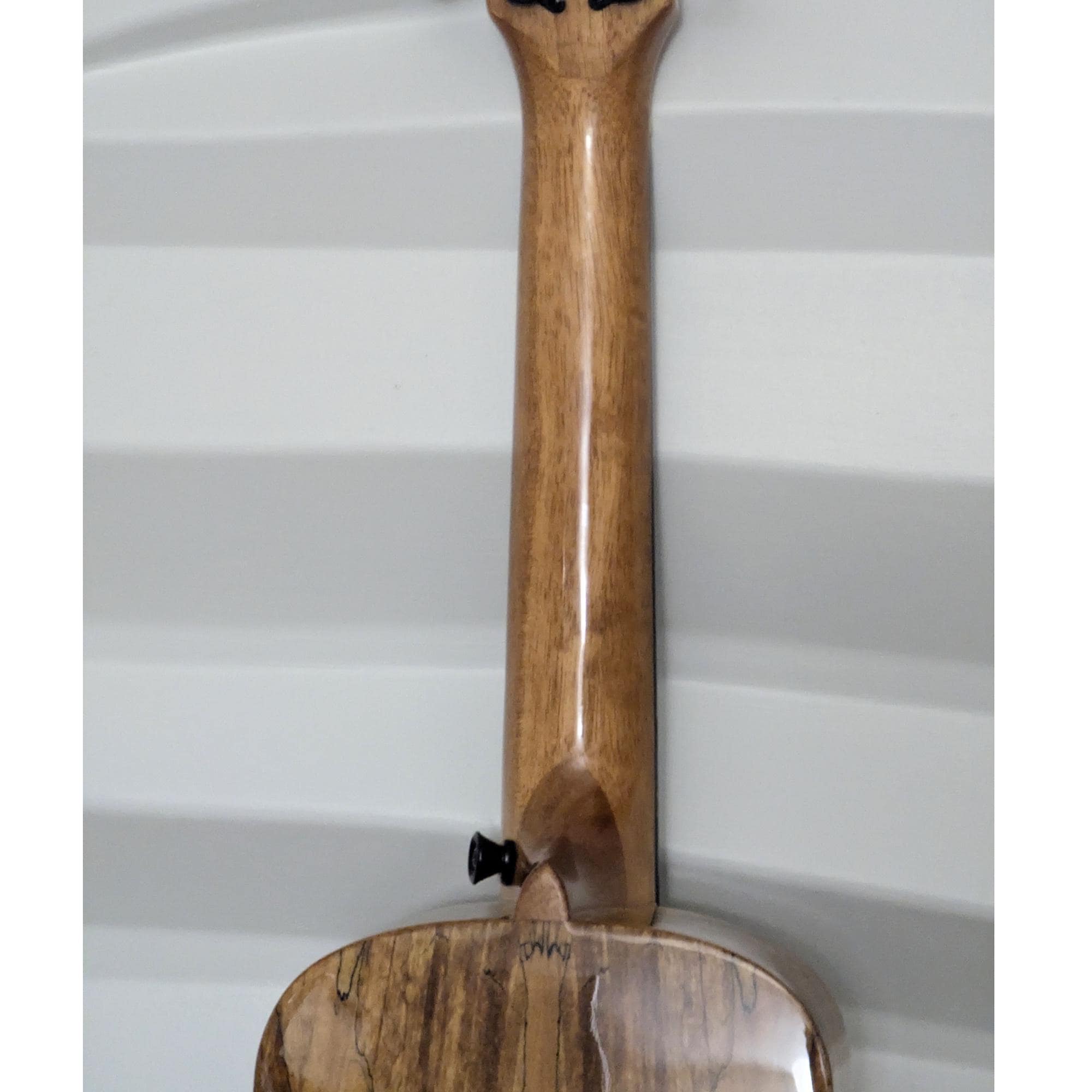 Spalted Maple Concert Ukulele with Abalone Rosette Professional Setup, Ready to Play