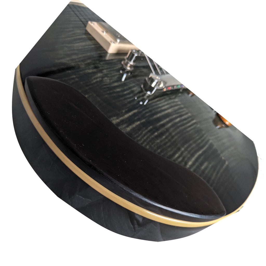 Handcrafted Ebony or Rosewood Guitar Armrest | Les Paul & ES Style