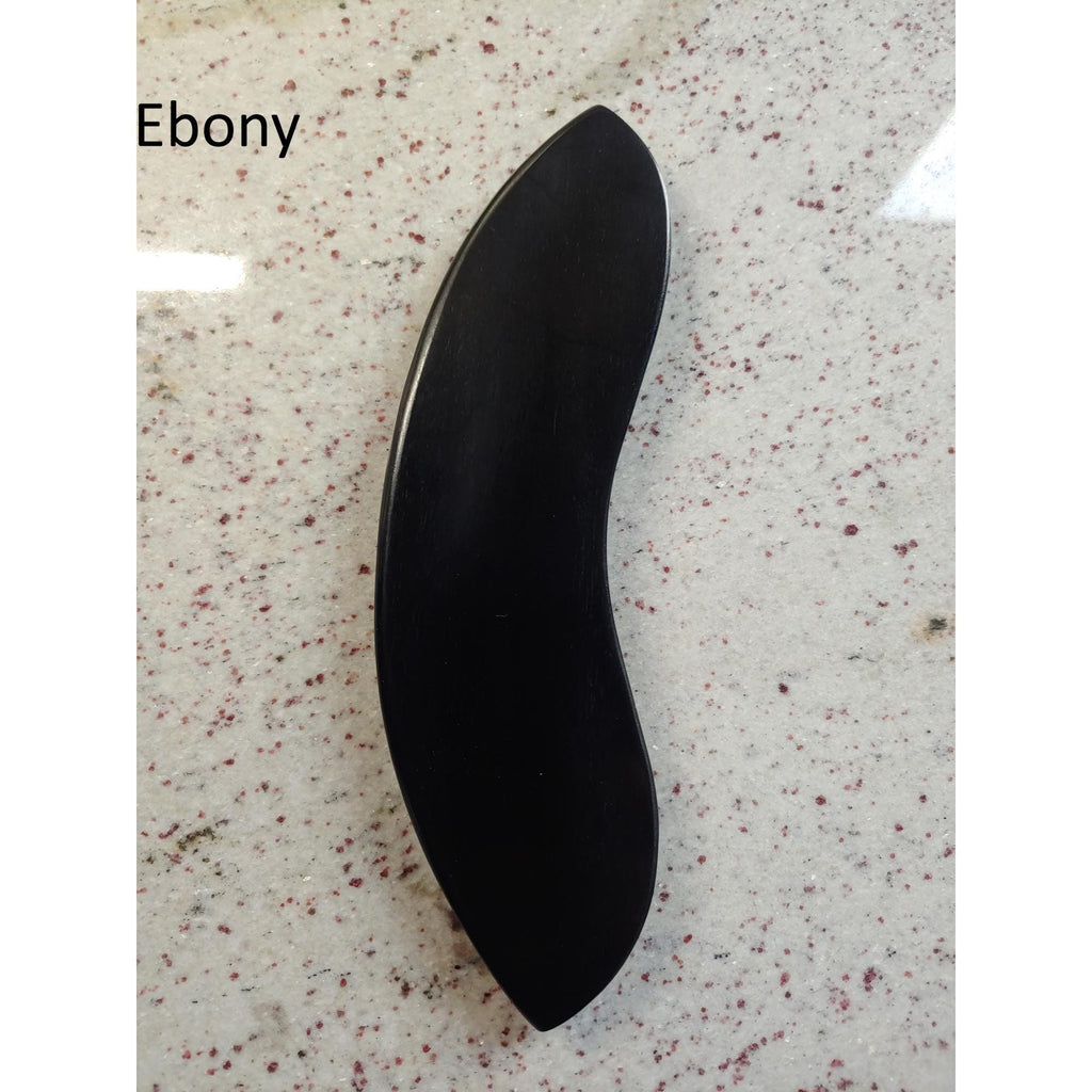 Handcrafted Ebony or Rosewood Guitar Armrest | Les Paul & ES Style