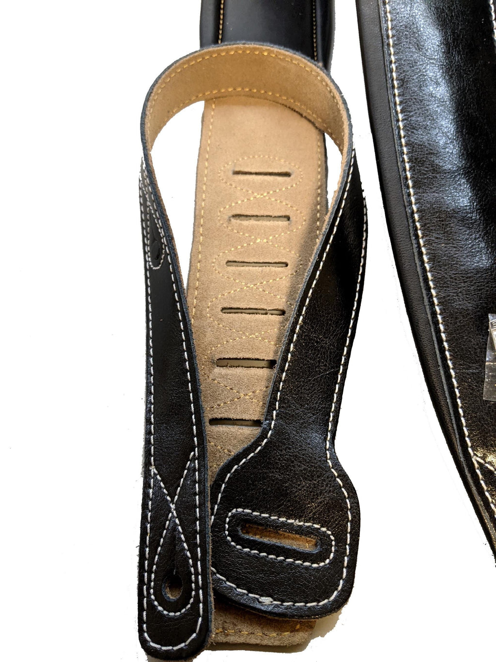 Leather Guitar Strap Soft, Full-Grain, Padded, Pebbled or Smooth, Comfortable & Durable, Musician Accessories