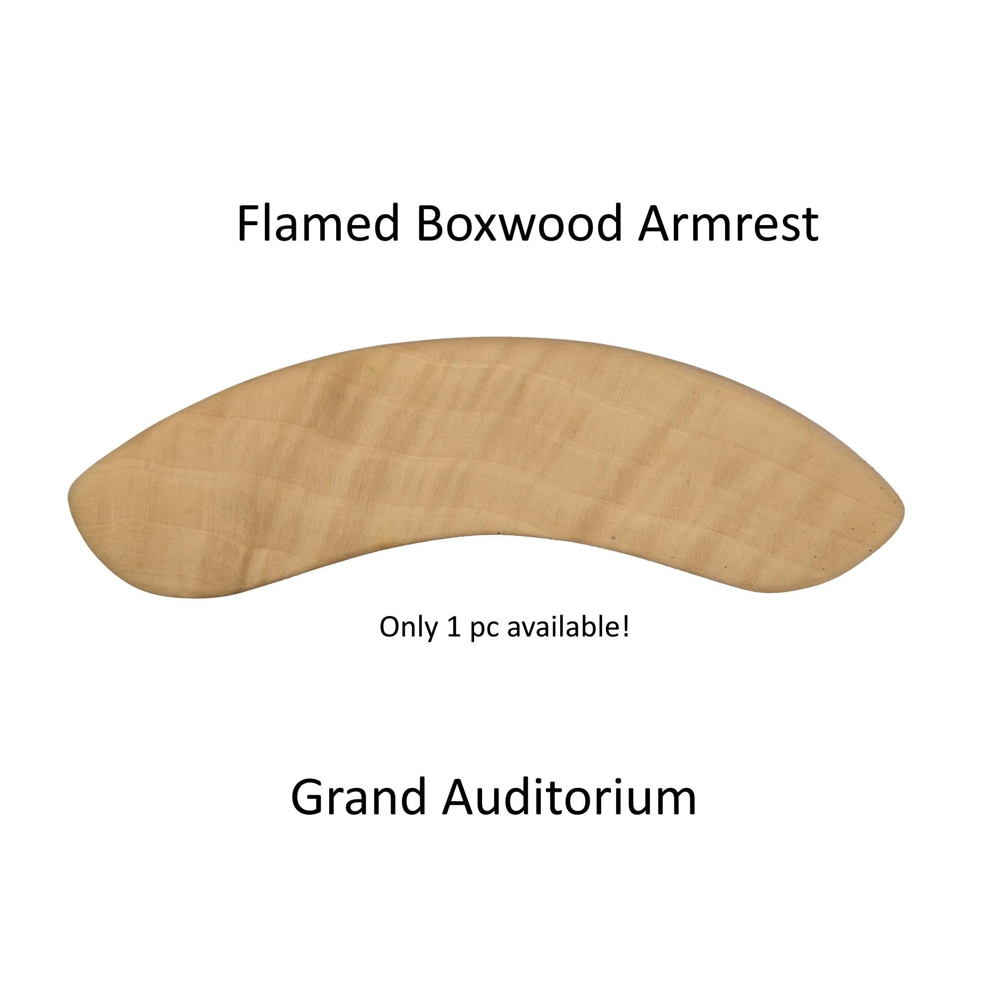 Handcrafted Guitar Armrest: Rosewood, Ebony, Mahogany - Comfortable Curved Edge