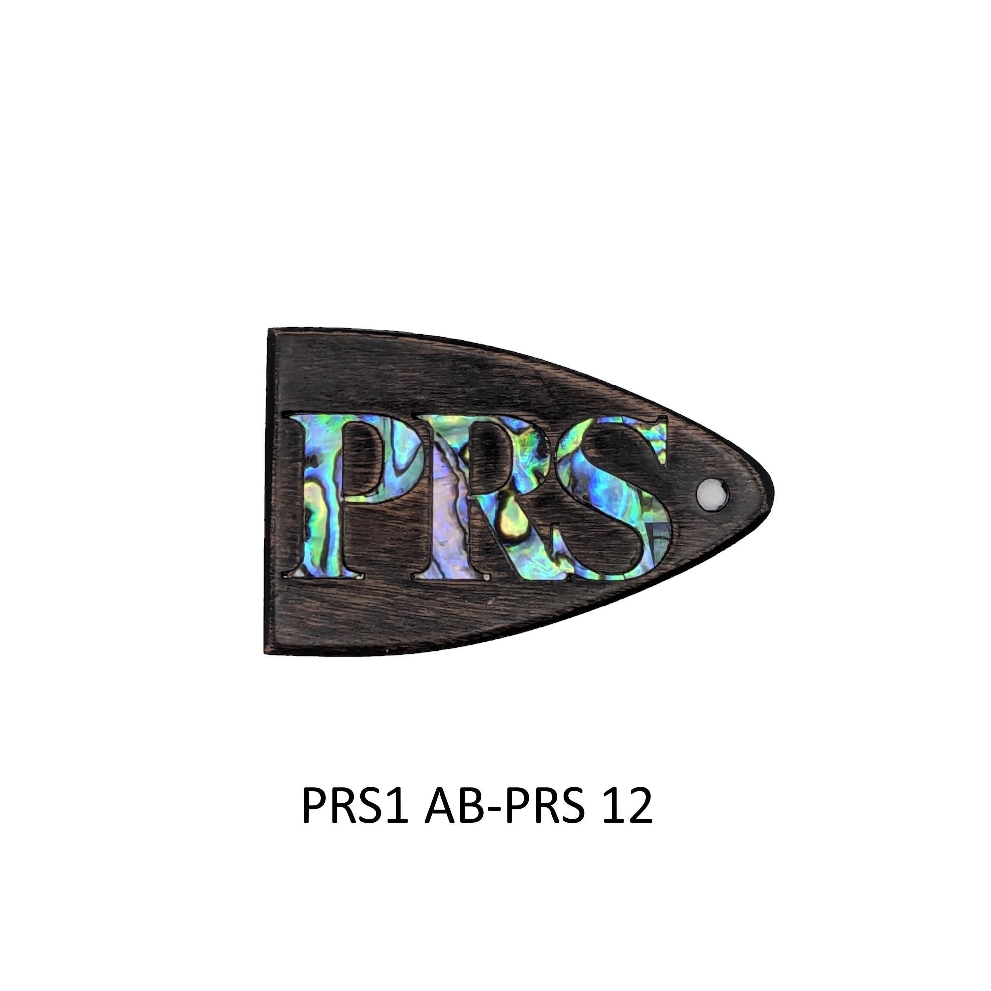 PRS Guitar Truss Rod Cover with White Mother of Pearl or Colorful Abalone Inlay