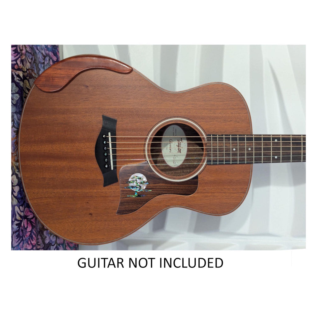Guitar Armrests for Travel-Sized & Taylor GS Mini Handcrafted Woods with Custom Curve