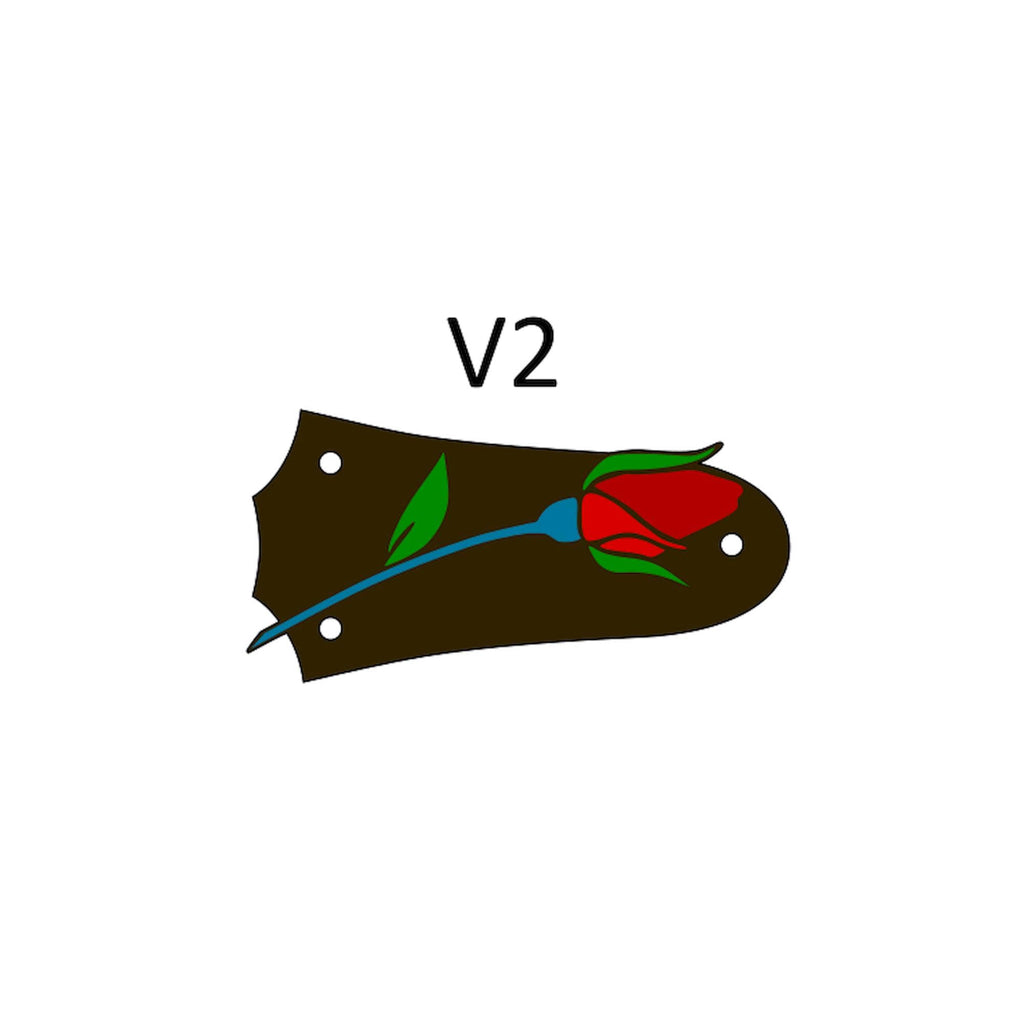Truss Rod Cover Fits Taylor | Rose Inlay Color of Choice | Handcrafted Guitar Parts Accessories
