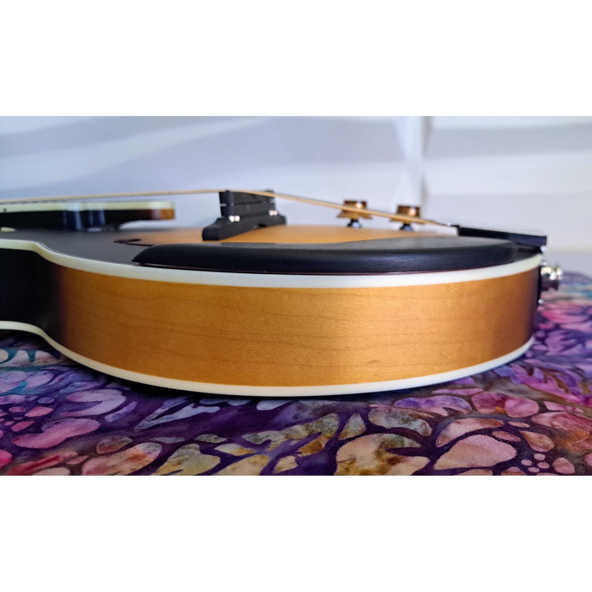 Handmade Mandolin Armrest: Solid Wood Comfort, Improved Sound