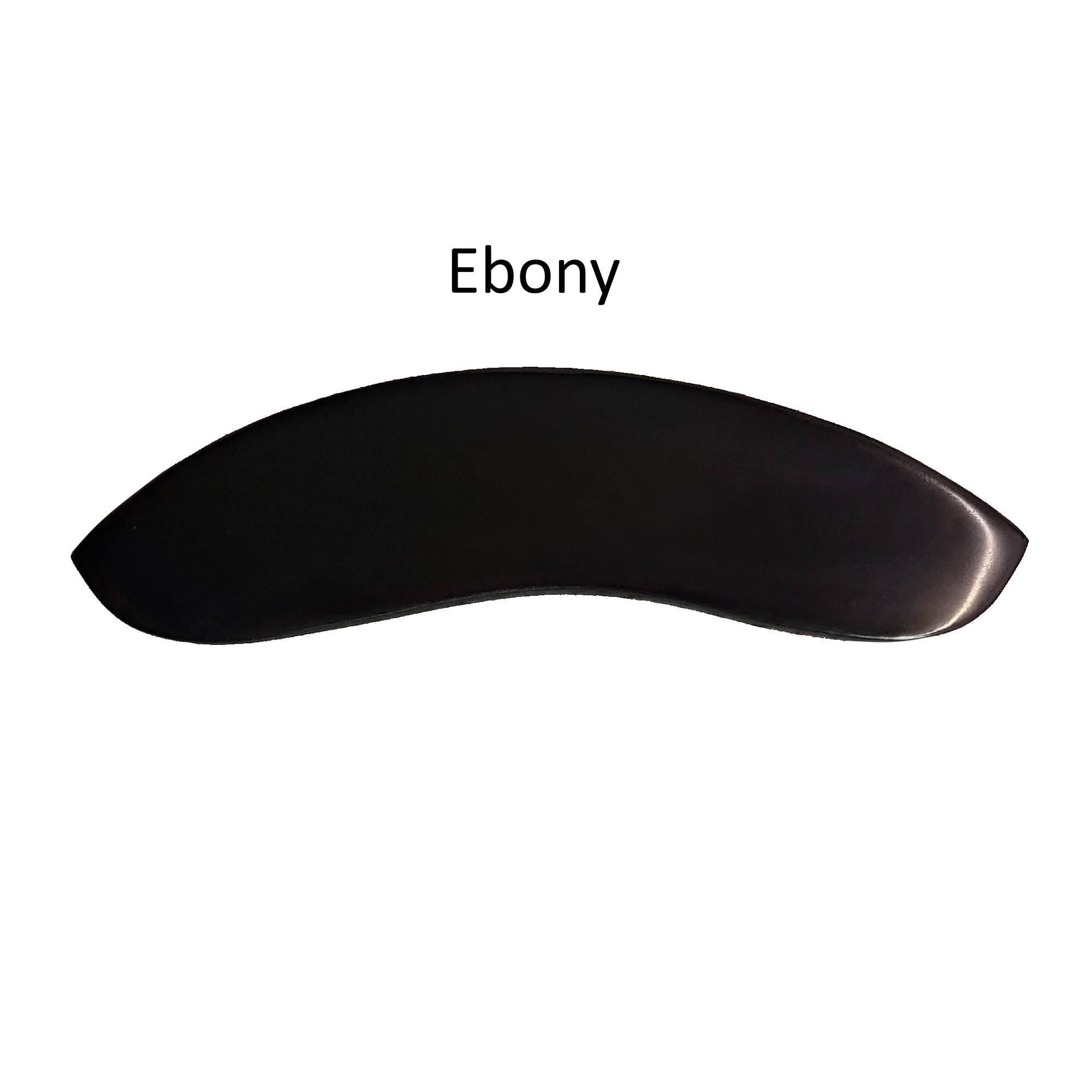 Handcrafted Guitar Armrest: Rosewood, Ebony, Mahogany - Comfortable Curved Edge