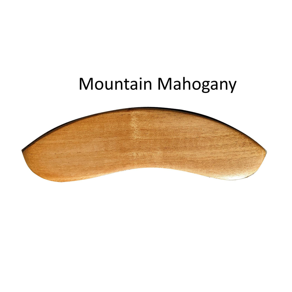 Handcrafted Guitar Armrest: Rosewood, Ebony, Mahogany - Comfortable Curved Edge