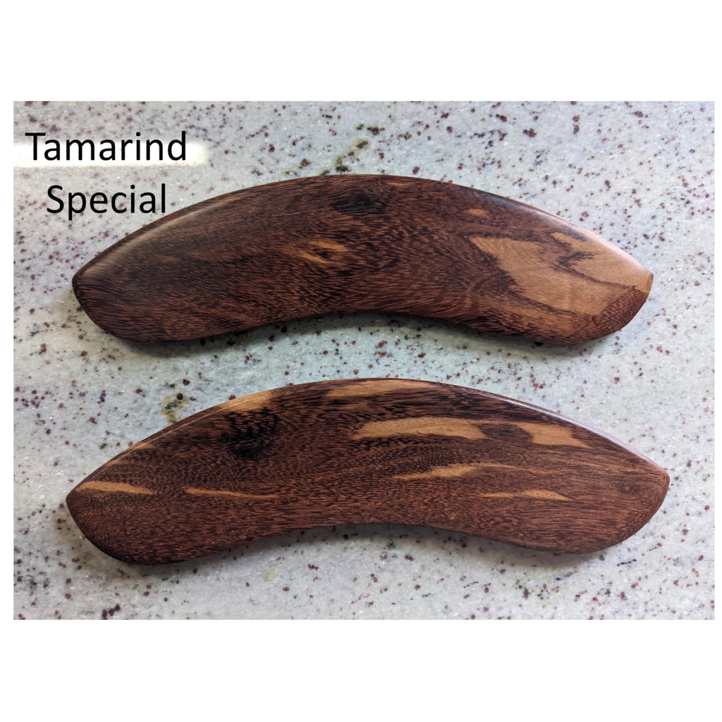 Handcrafted Guitar Armrest: Rosewood, Ebony, Mahogany - Comfortable Curved Edge