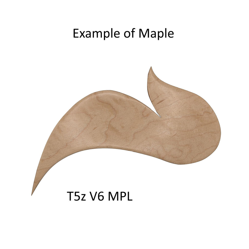 Handcrafted Wood Pickguard for Taylor T5z Guitar - Free Mount