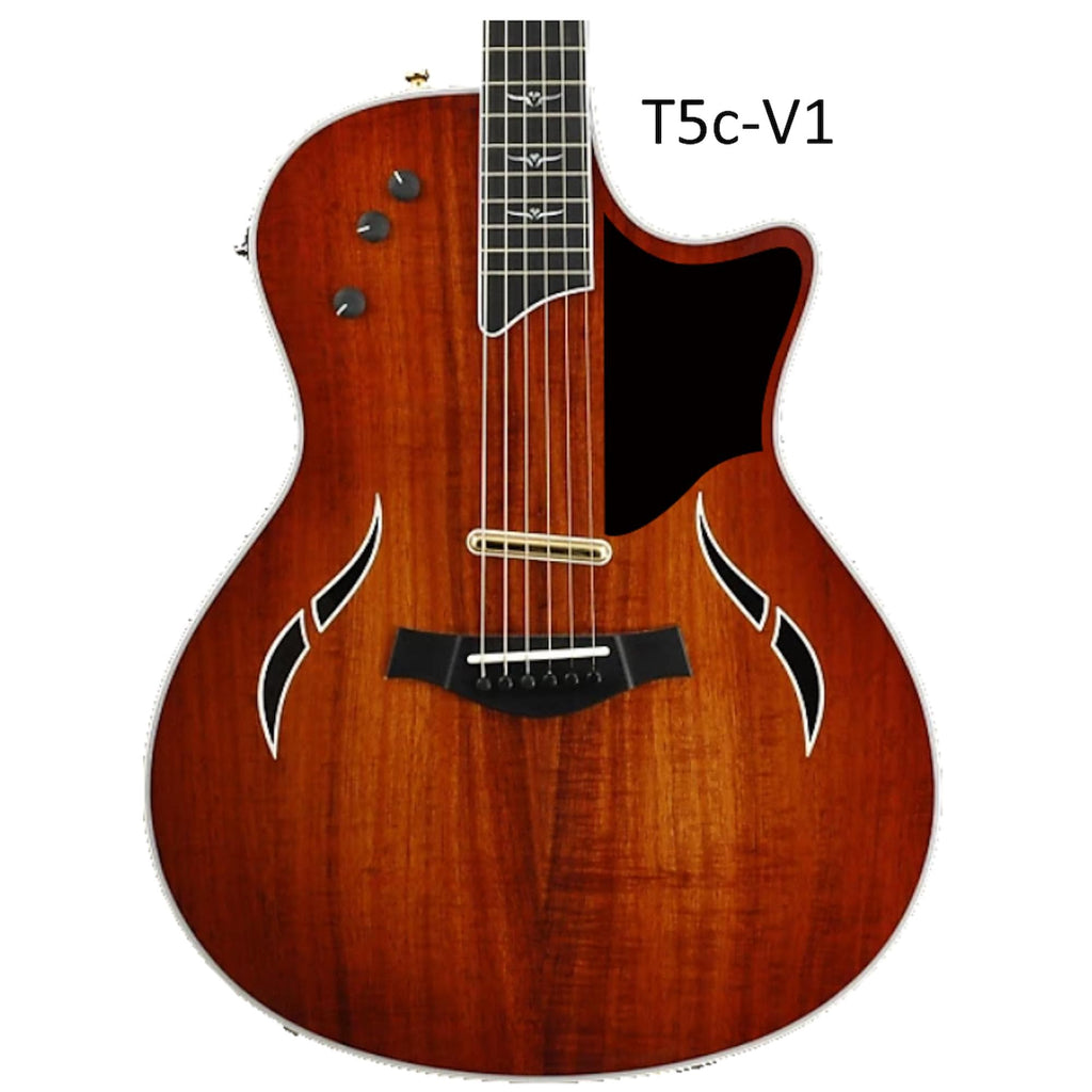 Taylor T5c Pickguard, Custom Cut Solid Wood Guitar Part, Acoustic & Electric Guitar Accessories