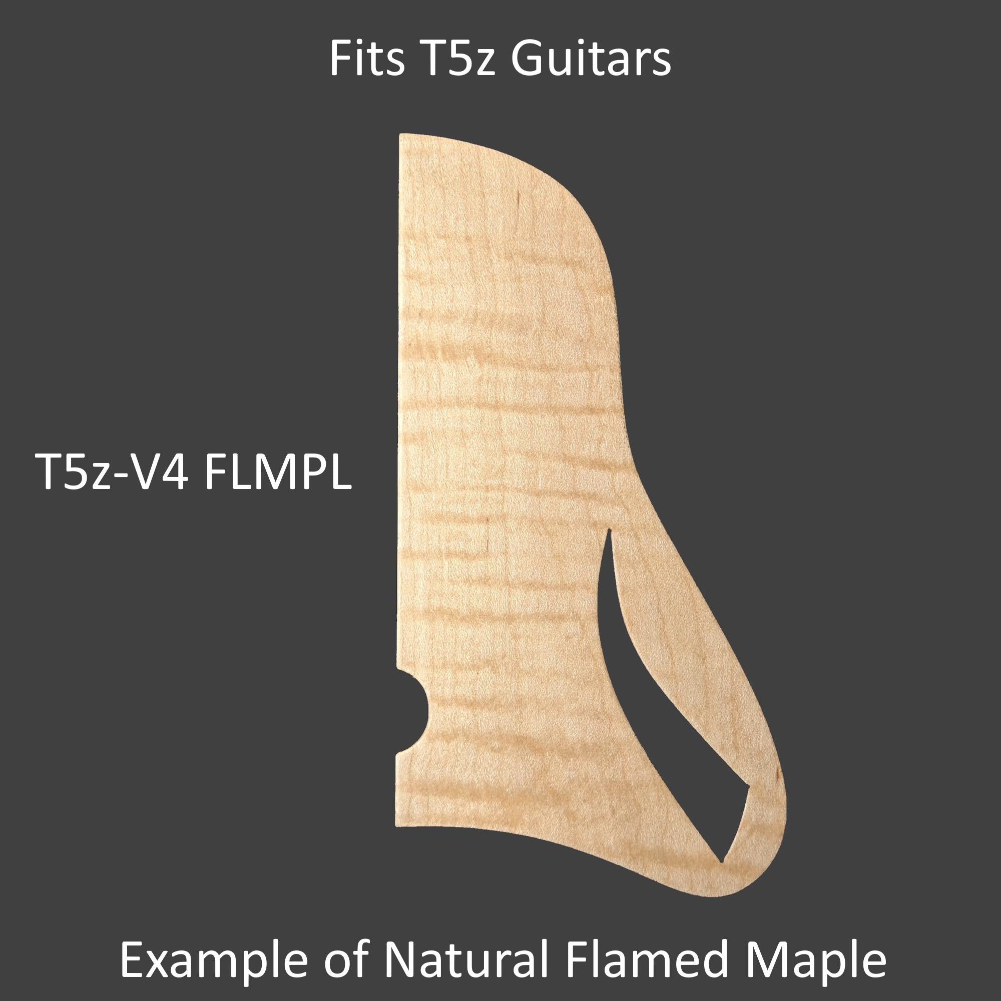 Handcrafted Wood Pickguard for Taylor T5z Guitar - Free Mount