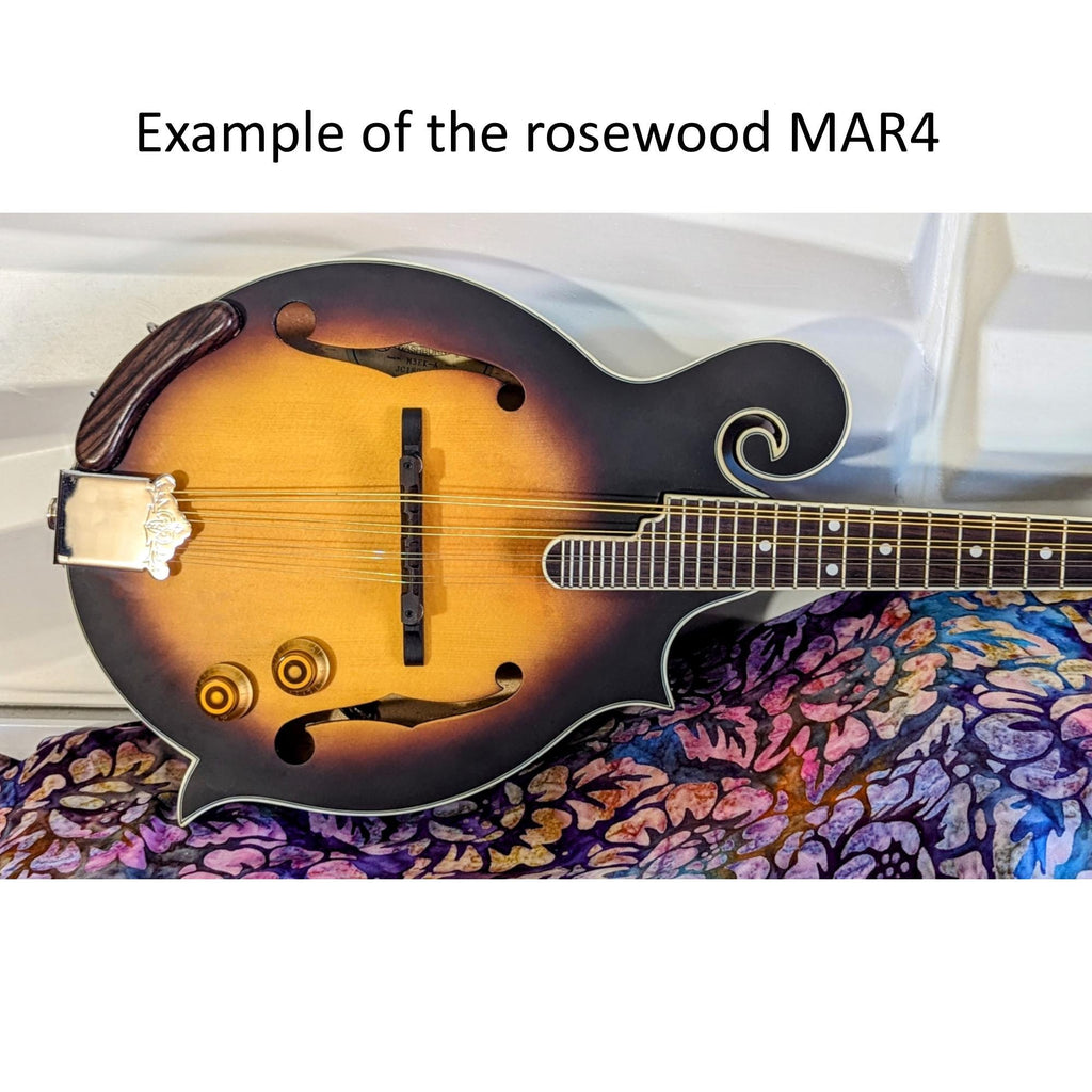 Extra Long Mandolin Armrest, Handcrafted Ergonomic Choice of Wood