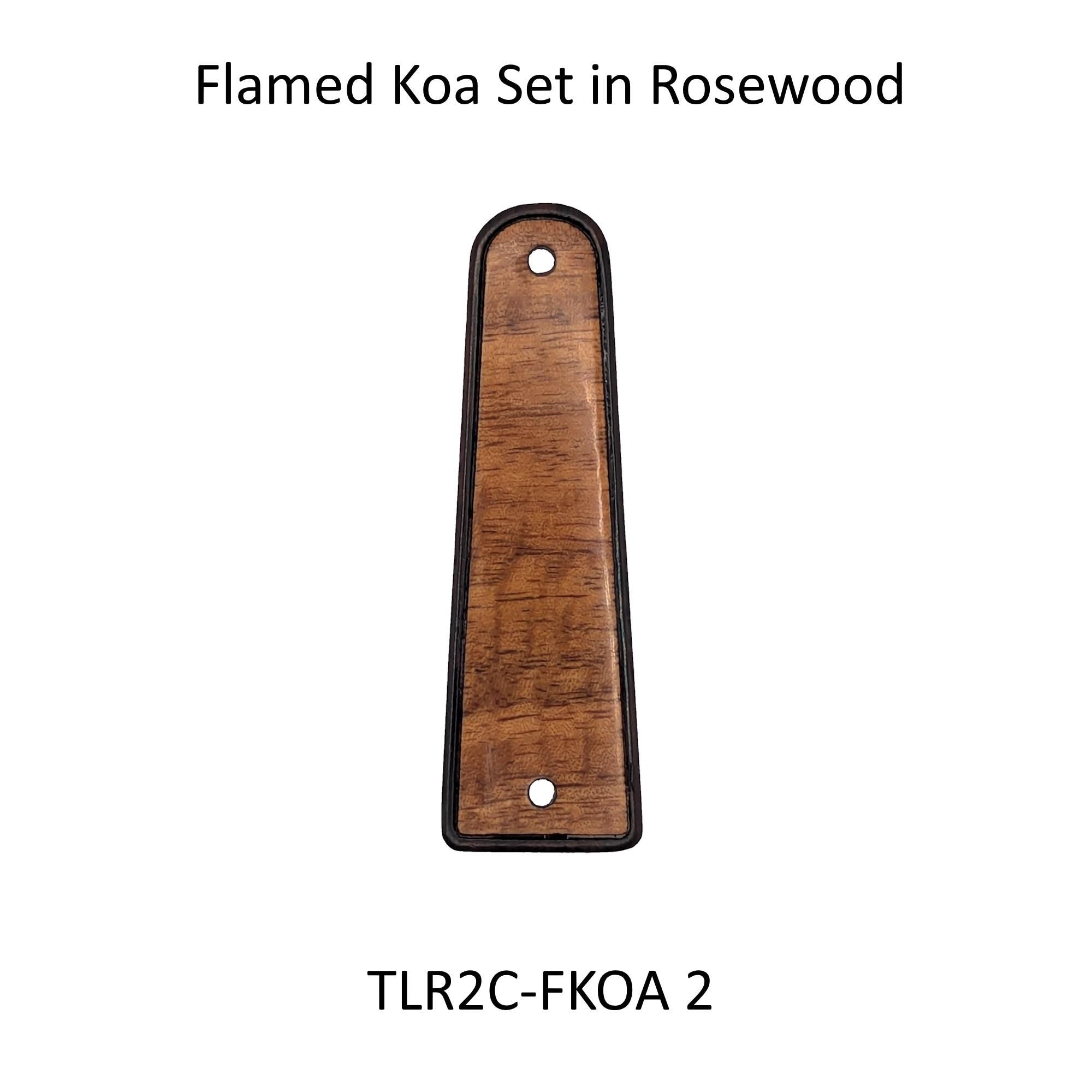 Slim Truss Rod Covers for Taylor Nylon Classical Guitars Ebony Koa Rosewood
