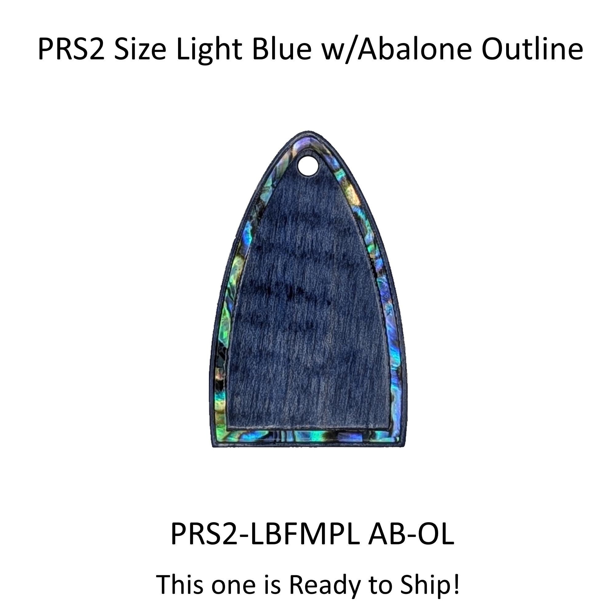 Truss Rod Covers for PRS Guitars | Abalone Outline Inlay | Flamed Maple Ebony Rosewood Koa