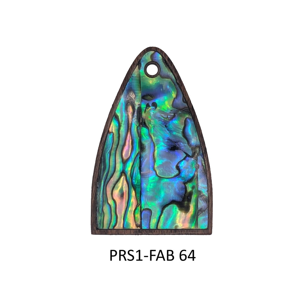 PRS-SE Guitar Truss Rod Cover Solid Rosewood with Colorful Abalone Inlay