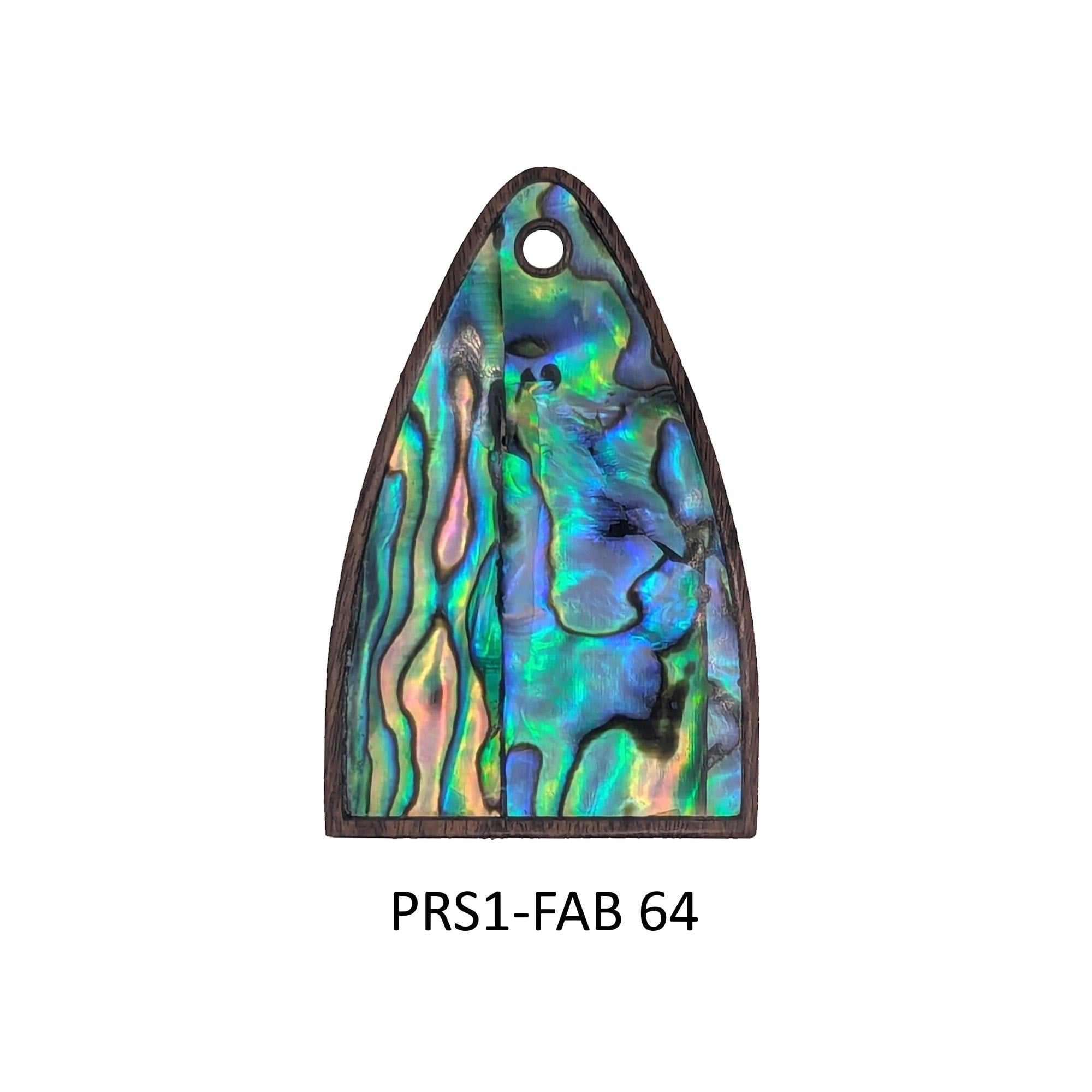PRS-SE Guitar Truss Rod Cover Solid Rosewood with Colorful Abalone Inlay
