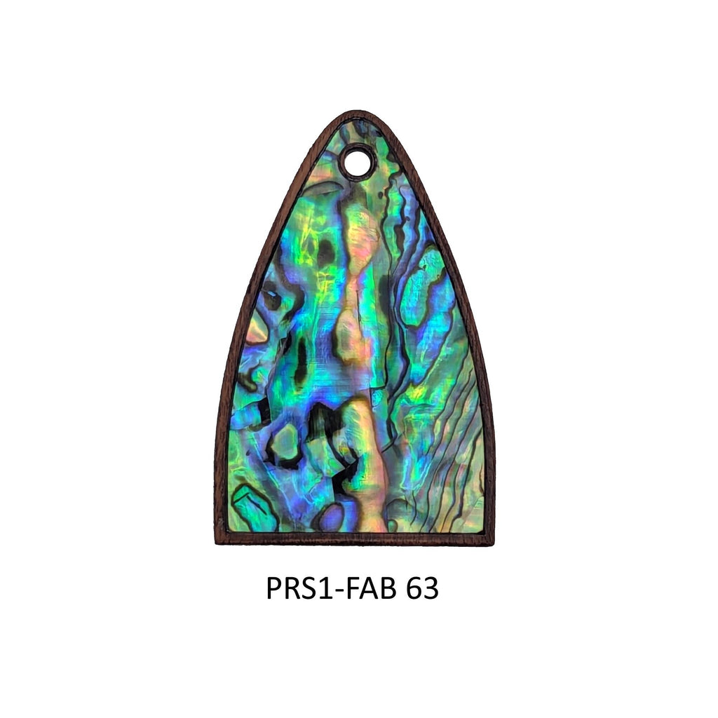 PRS-SE Guitar Truss Rod Cover Solid Rosewood with Colorful Abalone Inlay