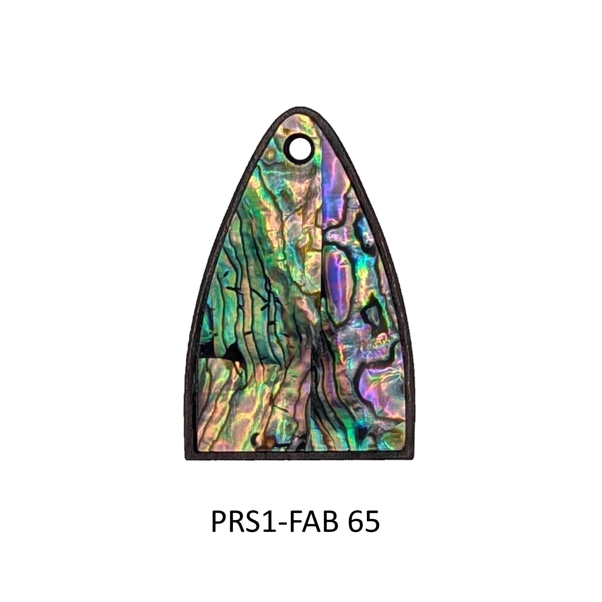 PRS-SE Guitar Truss Rod Cover Solid Rosewood with Colorful Abalone Inlay