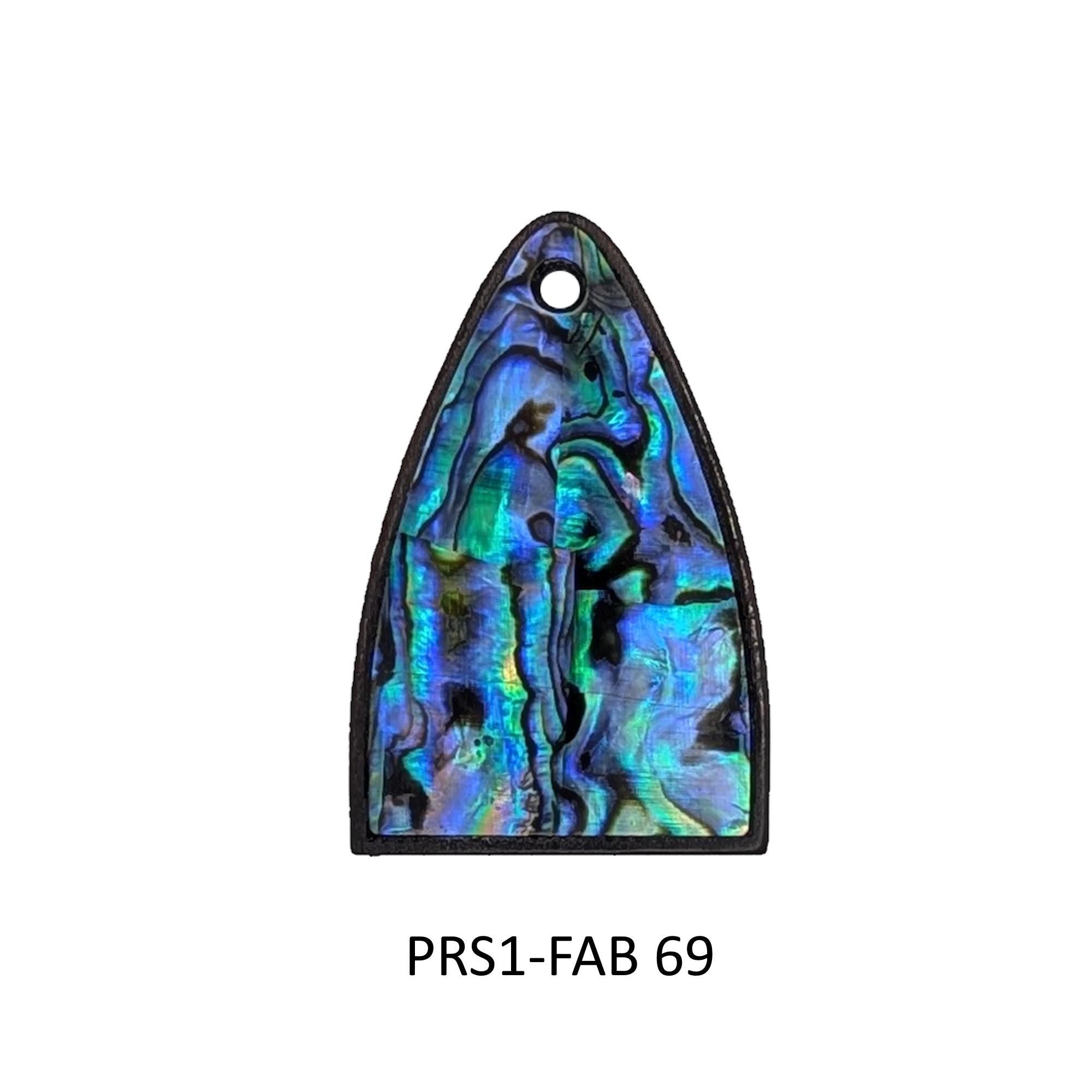 PRS-SE Guitar Truss Rod Cover Solid Rosewood with Colorful Abalone Inlay