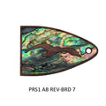 Fits PRS Guitar - Truss Rod Cover: Bird Design Abalone or White Mother of Pearl