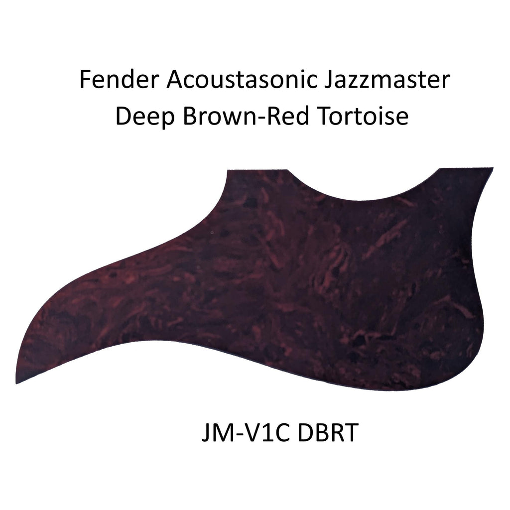 Acoustasonic Jazzmaster Pickguard | Solid Wood, Carbon Fiber or Plastic | Custom Guitar Part