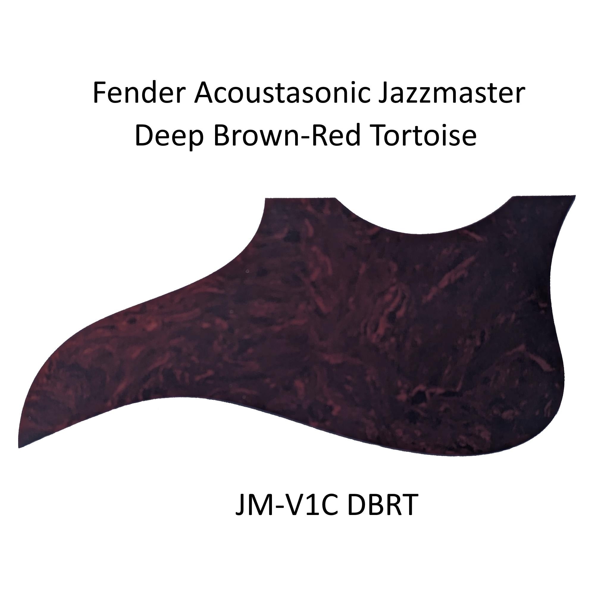 Acoustasonic Jazzmaster Pickguard | Solid Wood, Carbon Fiber or Plastic | Custom Guitar Part