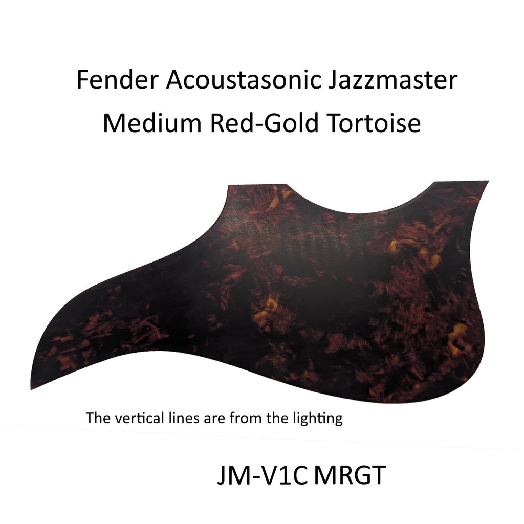 Acoustasonic Jazzmaster Pickguard | Solid Wood, Carbon Fiber or Plastic | Custom Guitar Part