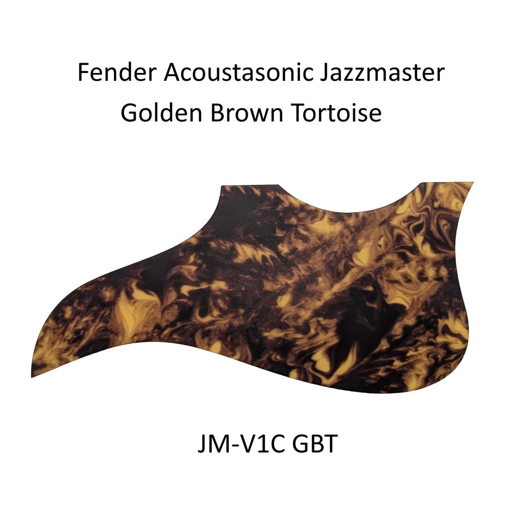 Acoustasonic Jazzmaster Pickguard | Solid Wood, Carbon Fiber or Plastic | Custom Guitar Part