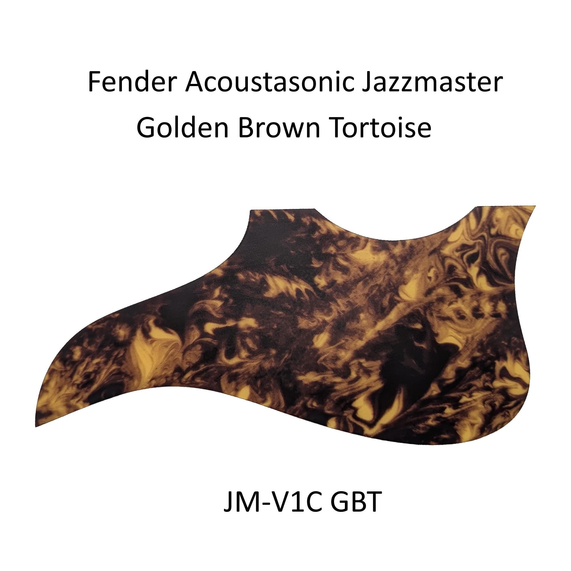 Acoustasonic Jazzmaster Pickguard | Solid Wood, Carbon Fiber or Plastic | Custom Guitar Part