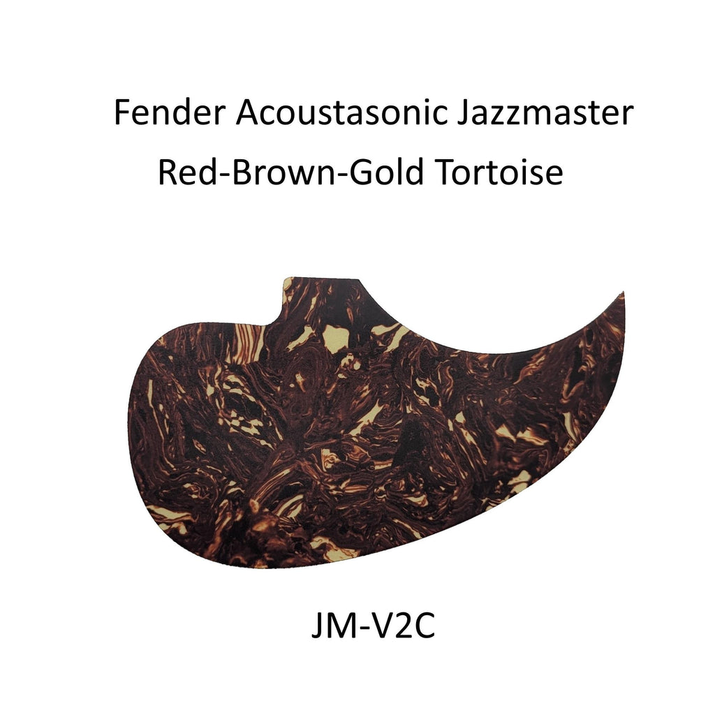 Acoustasonic Jazzmaster Pickguard | Solid Wood, Carbon Fiber or Plastic | Custom Guitar Part