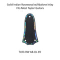Truss Rod Covers for Taylor Guitars Rosewood Colorful Abalone Outline Inlay