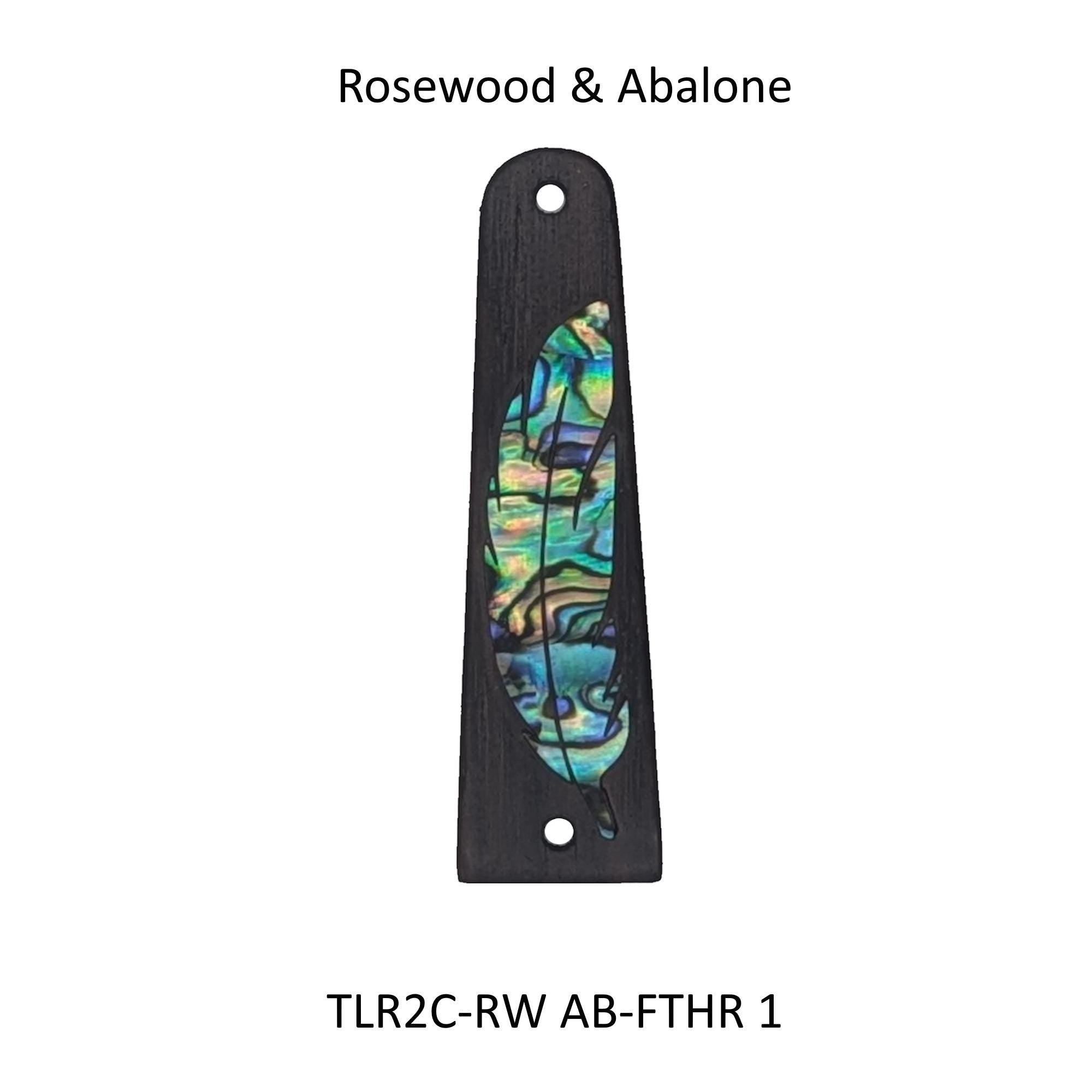 Slim Truss Rod Covers for Taylor Nylon Classical Guitars Ebony Koa Rosewood