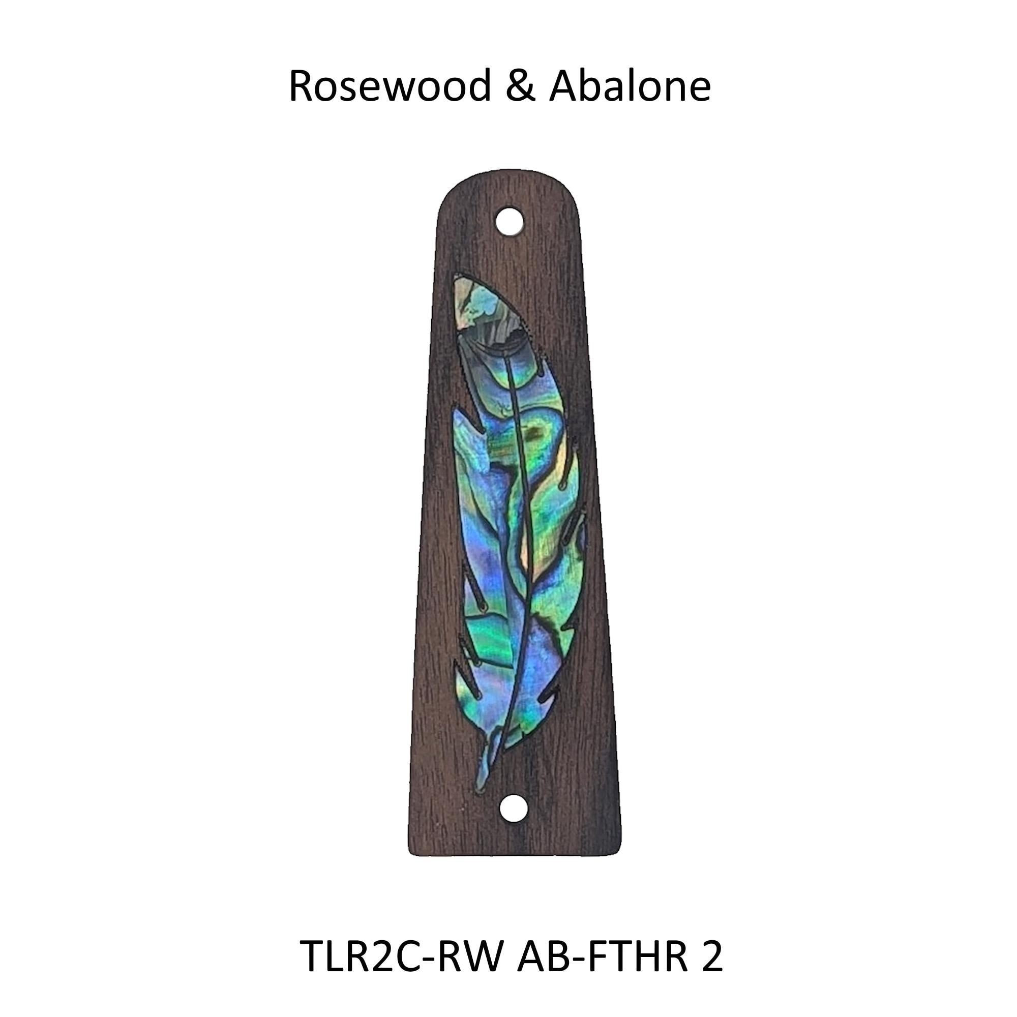 Slim Truss Rod Covers for Taylor Nylon Classical Guitars Ebony Koa Rosewood