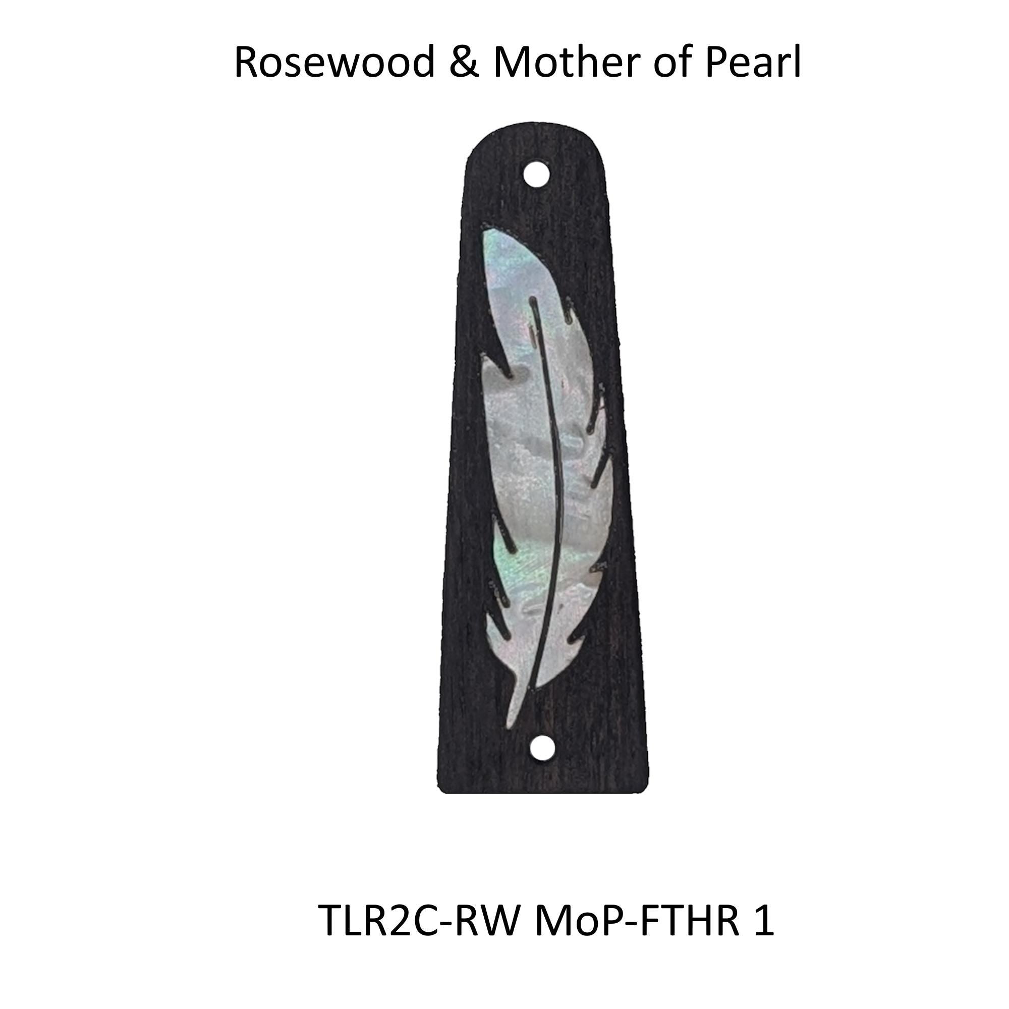 Slim Truss Rod Covers for Taylor Nylon Classical Guitars Ebony Koa Rosewood