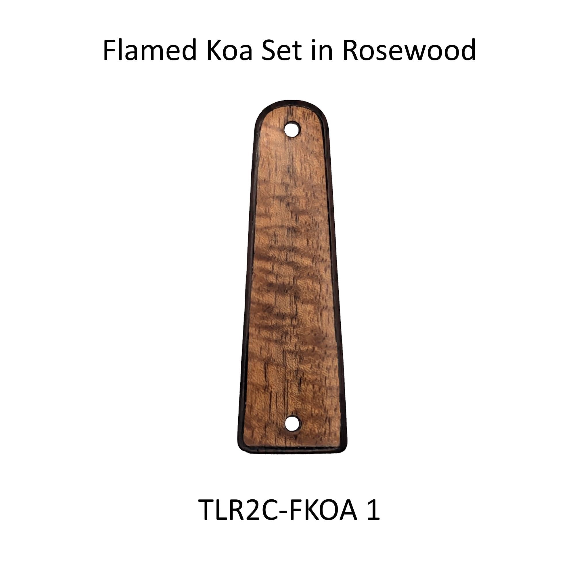 Slim Truss Rod Covers for Taylor Nylon Classical Guitars Ebony Koa Rosewood