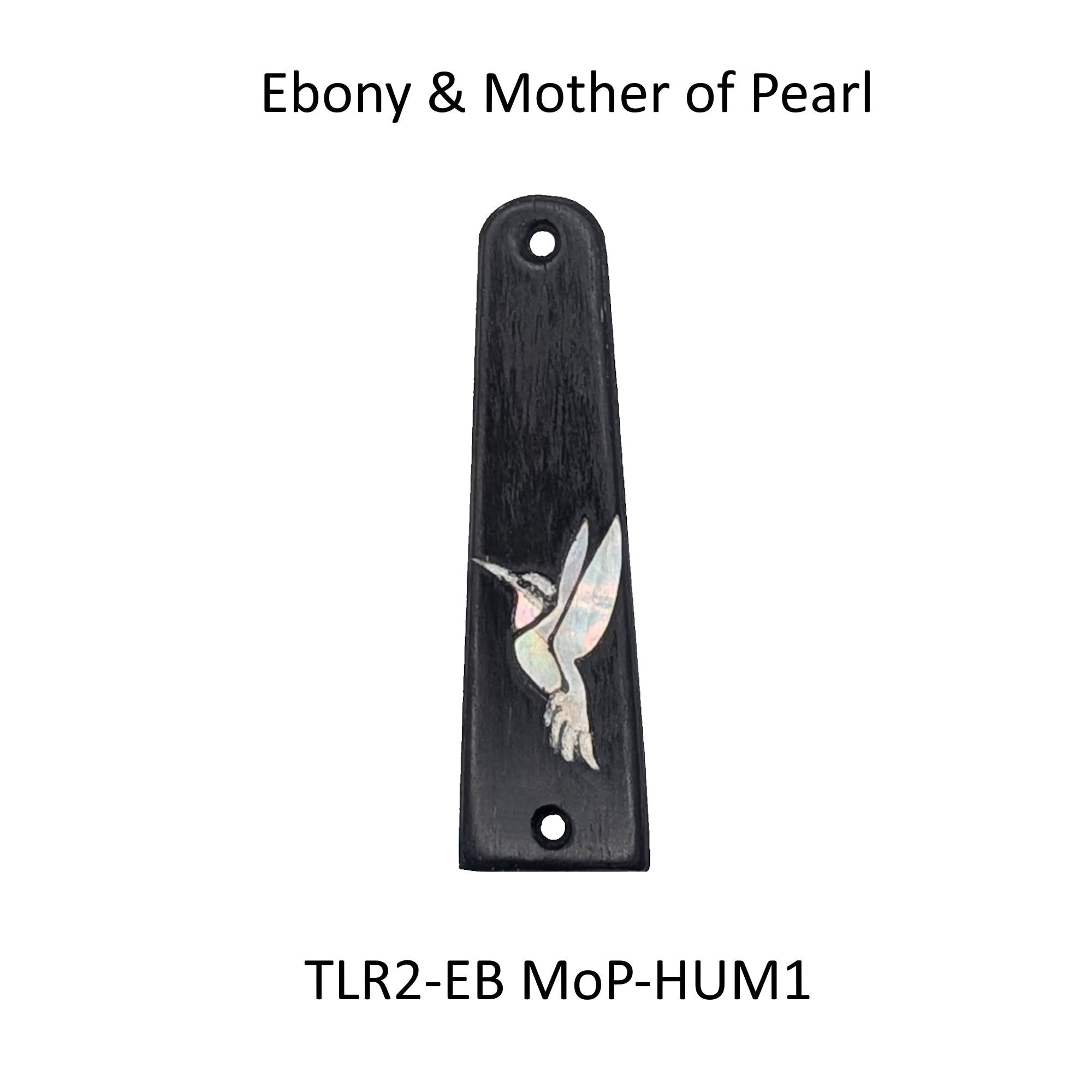 Slim Truss Rod Covers for Taylor Nylon Classical Guitars Ebony Koa Rosewood