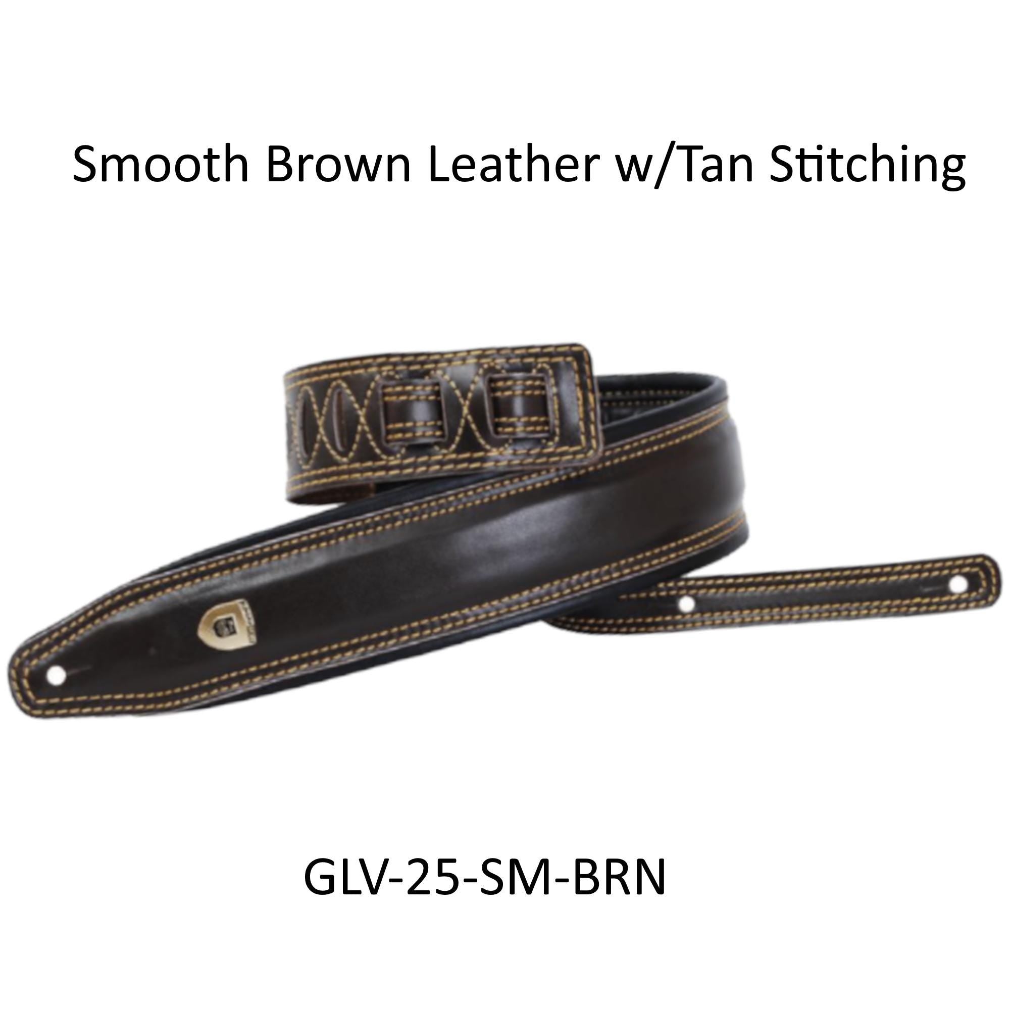 Leather Guitar Strap Soft, Full-Grain, Padded, Pebbled or Smooth, Comfortable & Durable, Musician Accessories