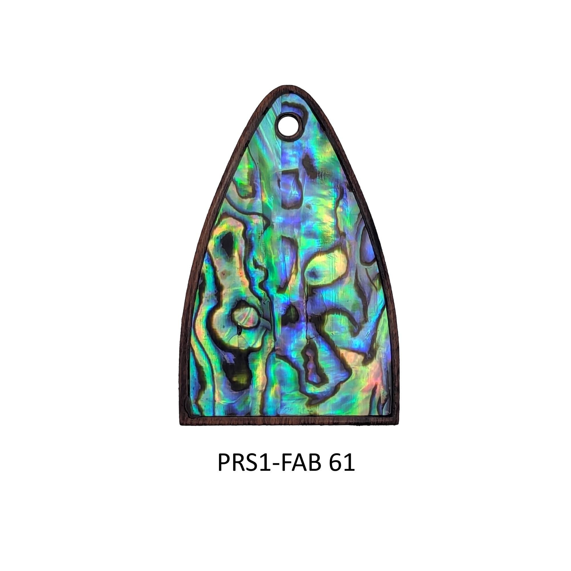 PRS-SE Guitar Truss Rod Cover Solid Rosewood with Colorful Abalone Inlay