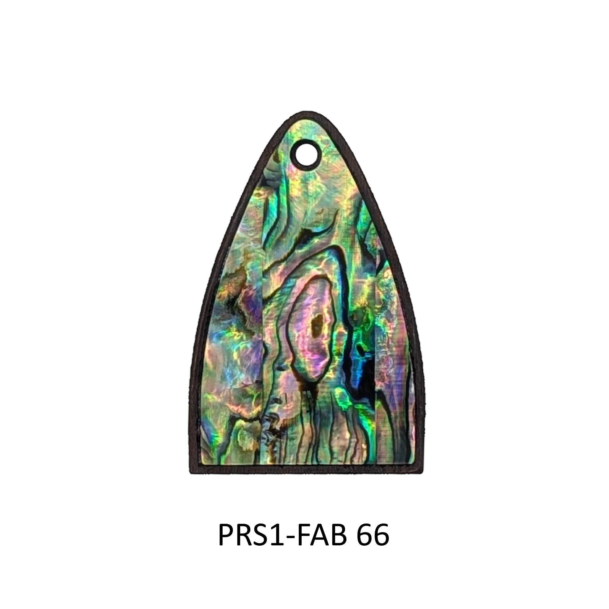 PRS-SE Guitar Truss Rod Cover Solid Rosewood with Colorful Abalone Inlay