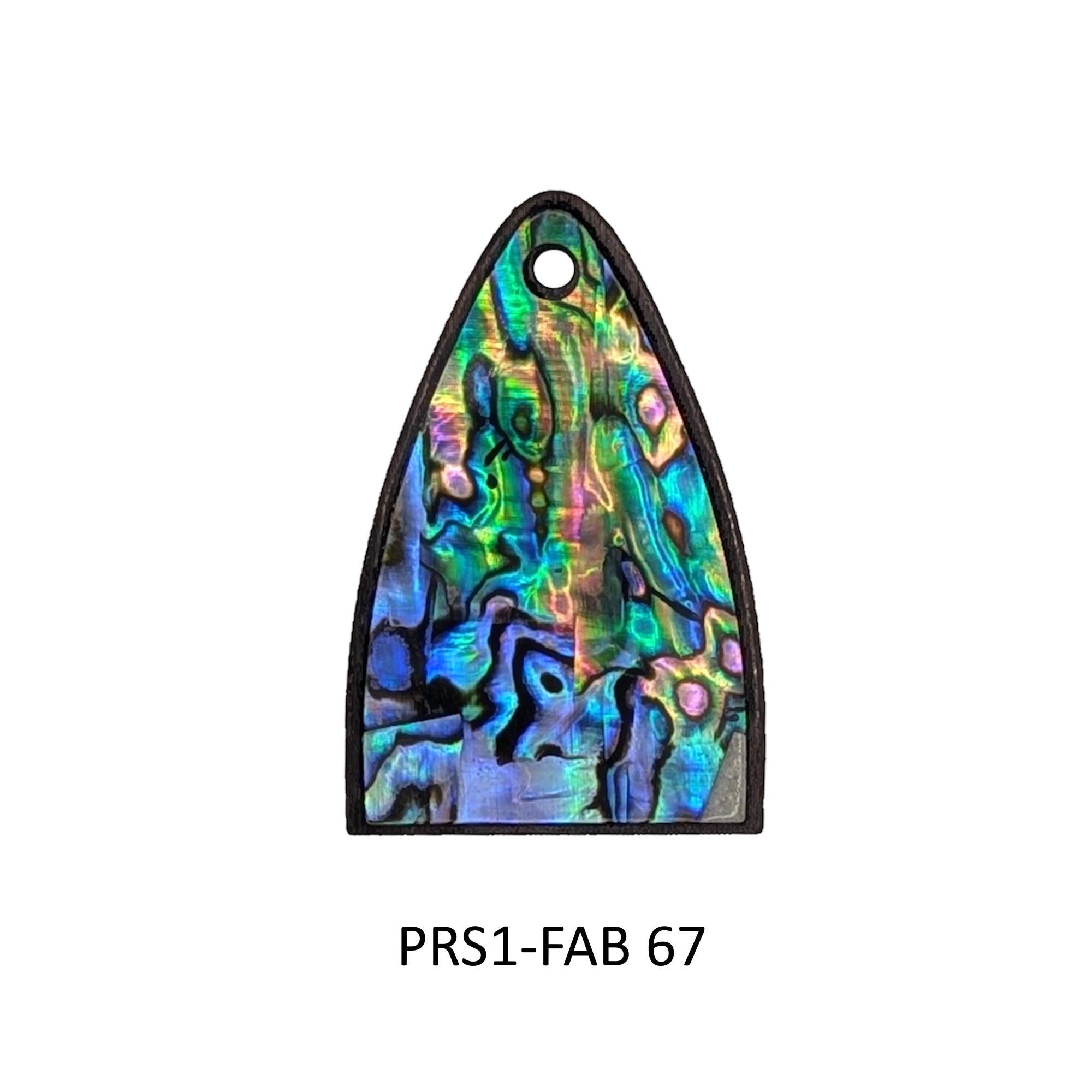 PRS-SE Guitar Truss Rod Cover Solid Rosewood with Colorful Abalone Inlay