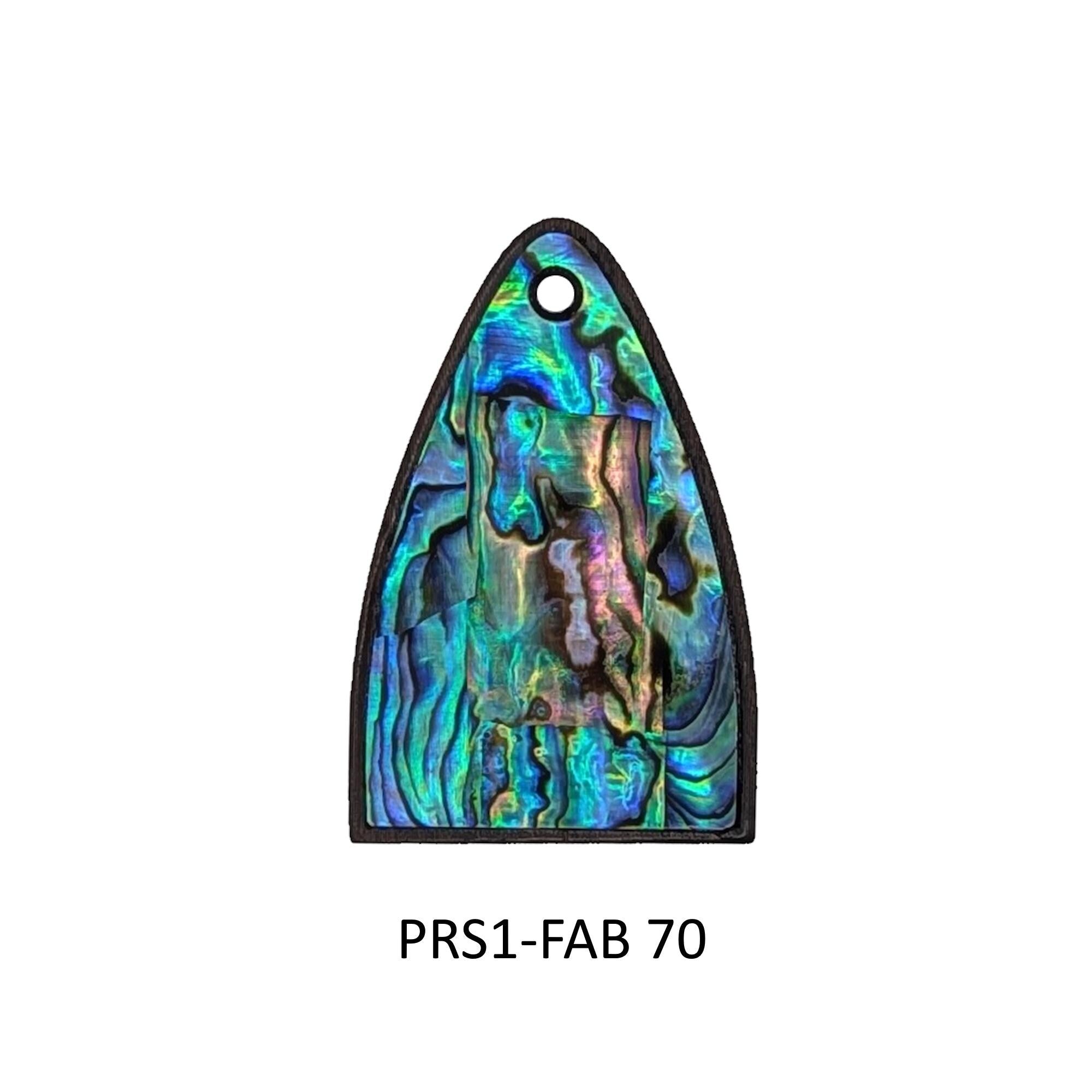 PRS-SE Guitar Truss Rod Cover Solid Rosewood with Colorful Abalone Inlay