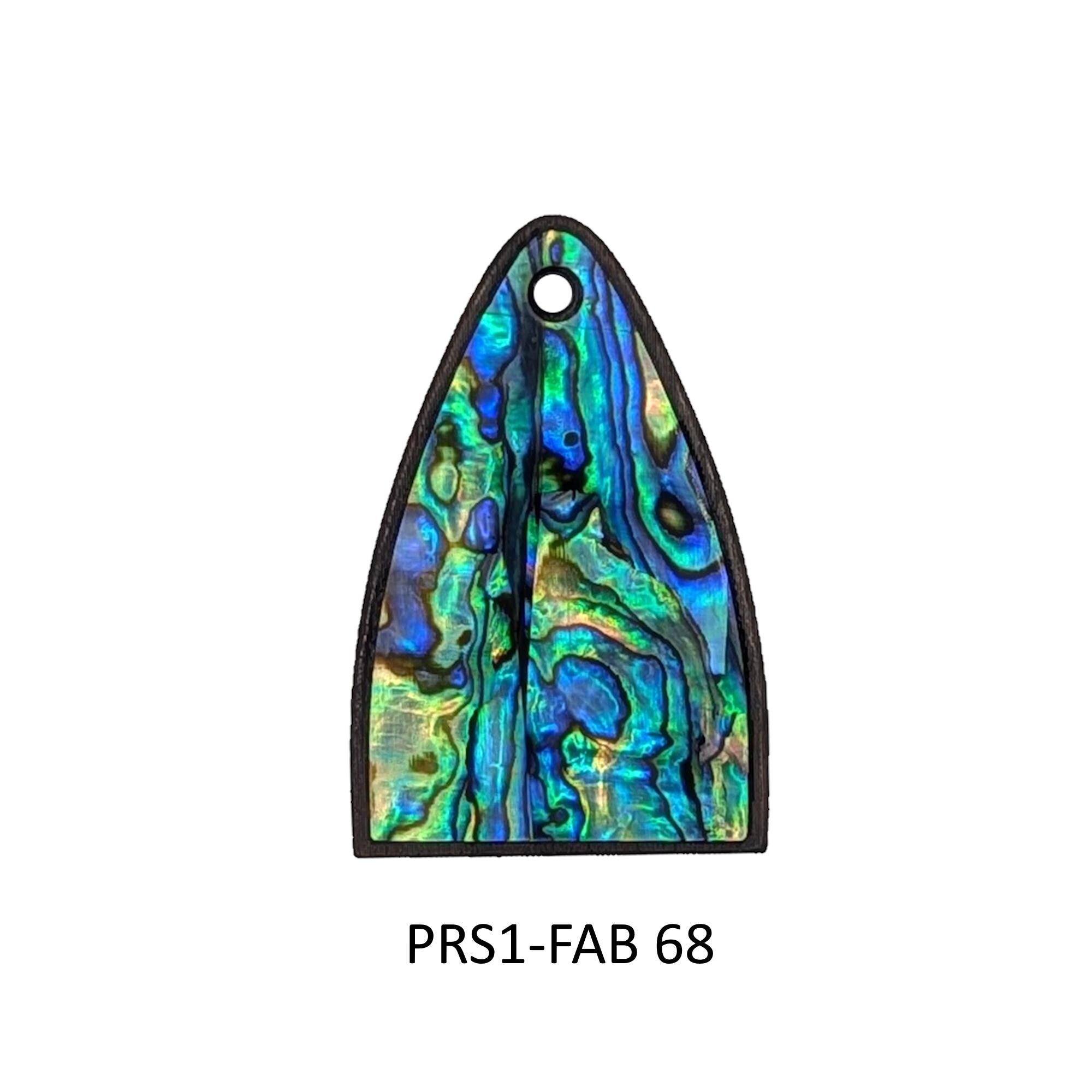 PRS-SE Guitar Truss Rod Cover Solid Rosewood with Colorful Abalone Inlay