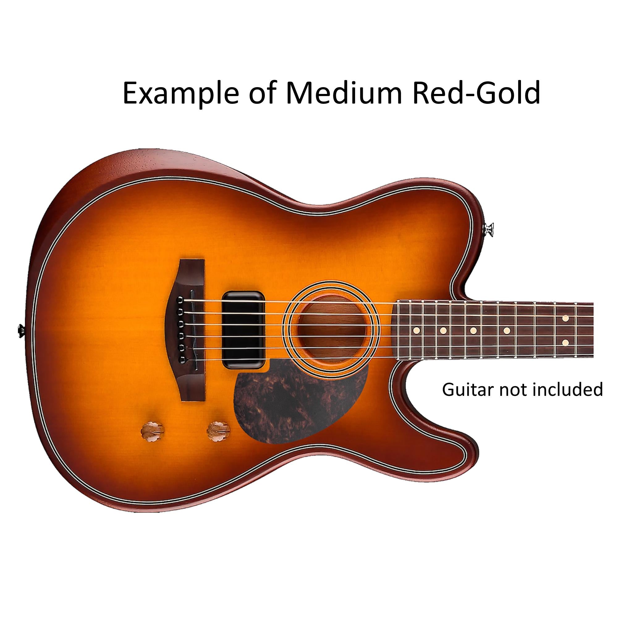 Fender Acoustasonic Telecaster Pickguard | Tortoise, Mahogany, Rosewood Style | Guitar Protection & Custom Acoustic Part