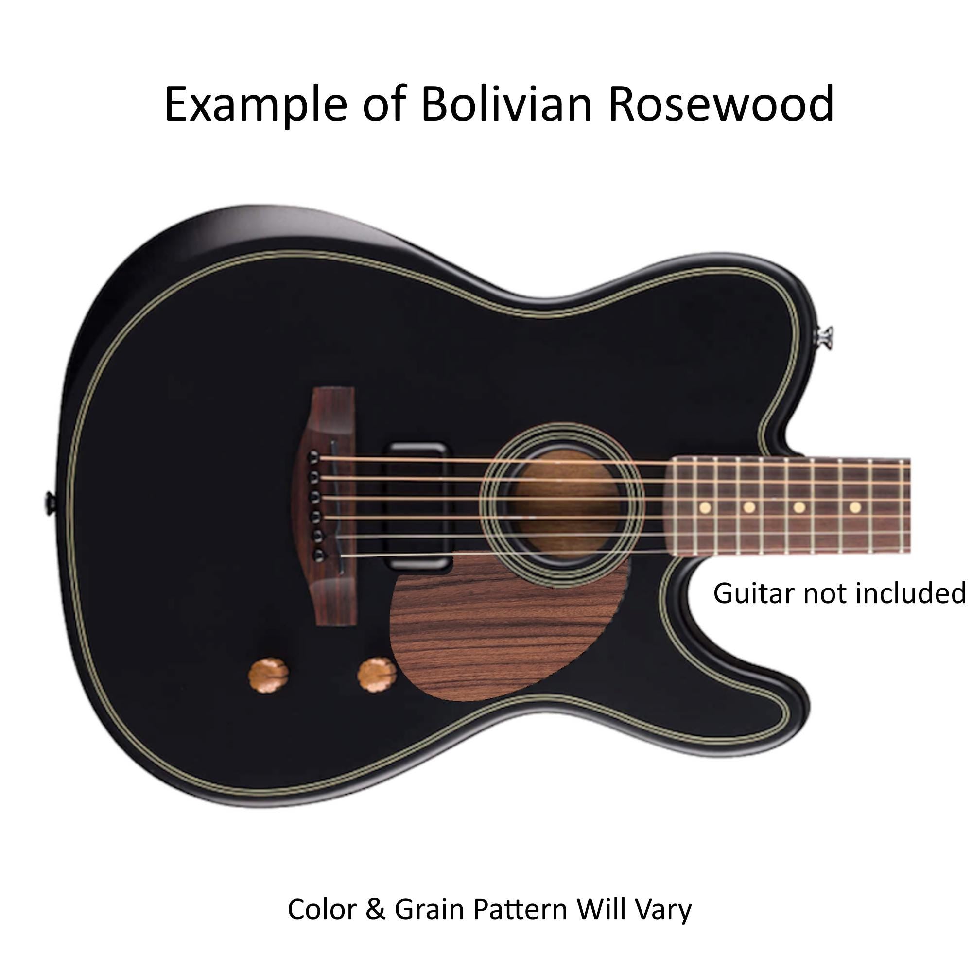 Fender Acoustasonic Telecaster Pickguard | Tortoise, Mahogany, Rosewood Style | Guitar Protection & Custom Acoustic Part