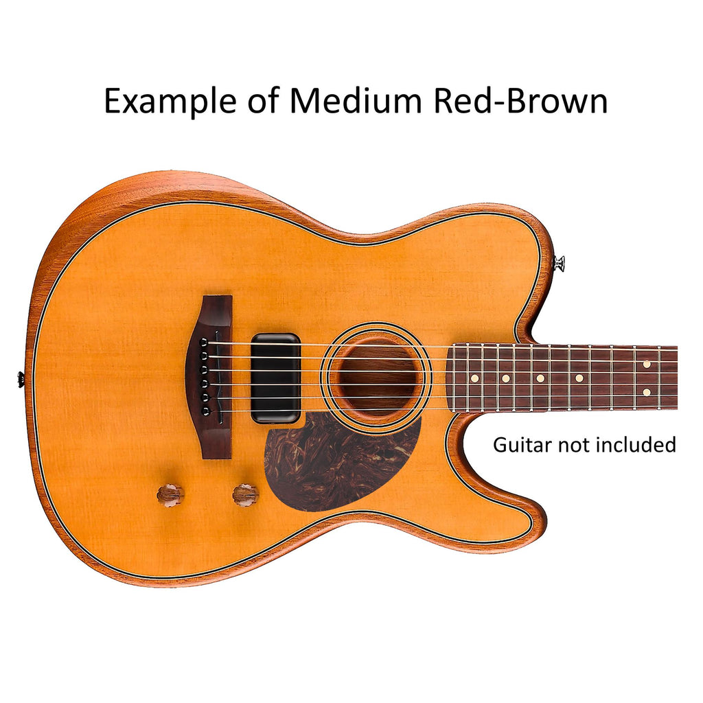 Fender Acoustasonic Telecaster Pickguard | Tortoise, Mahogany, Rosewood Style | Guitar Protection & Custom Acoustic Part