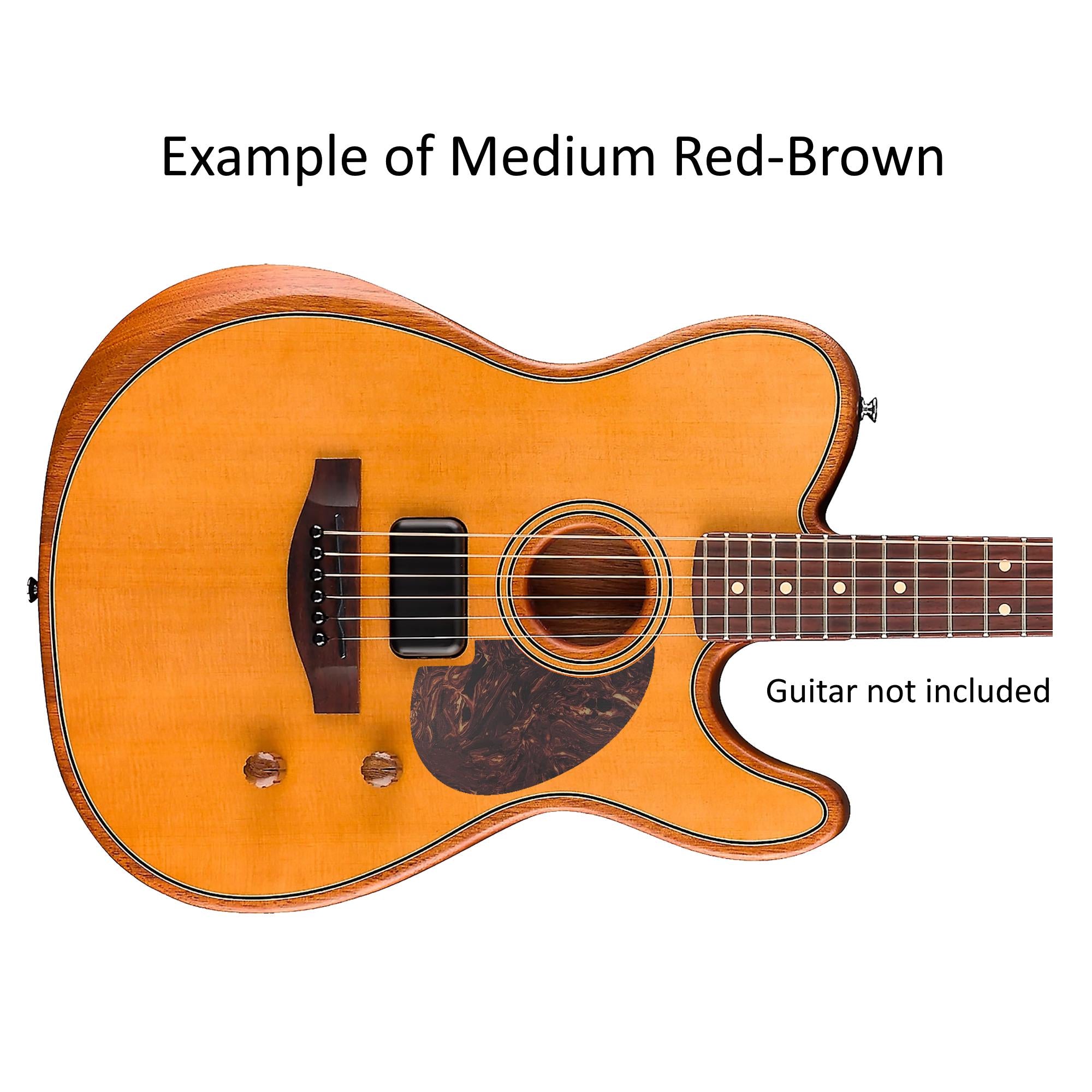 Fender Acoustasonic Telecaster Pickguard | Tortoise, Mahogany, Rosewood Style | Guitar Protection & Custom Acoustic Part