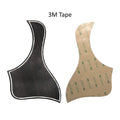 Rosewood Guitar Pickguard with Mother of Pearl Inlay Outline, Wood Acoustic Pick Guard for GS Mini, T5, 5” & 5.5” Rosette