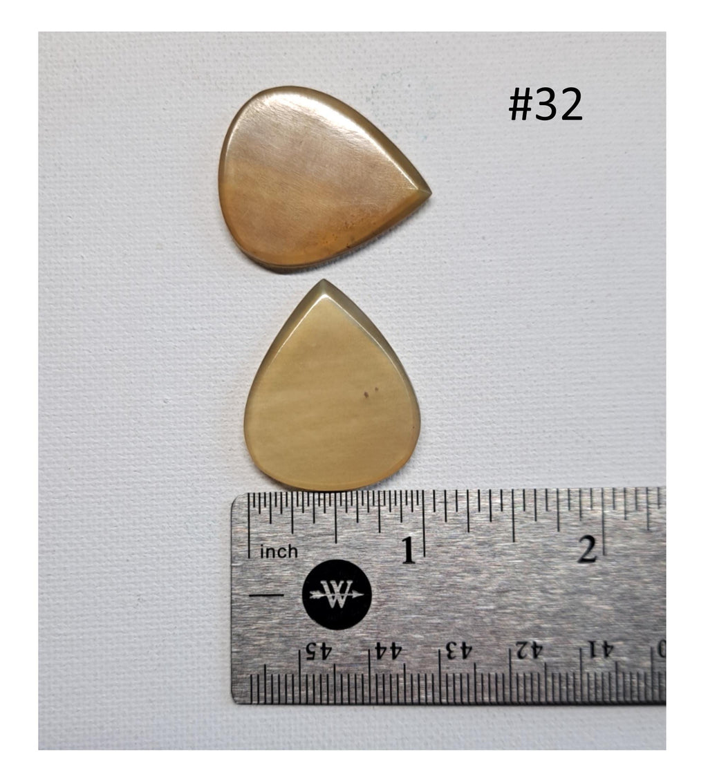 Turtle Shell Picks for Guitars and Mandolins – Highly Polished Custom Pick