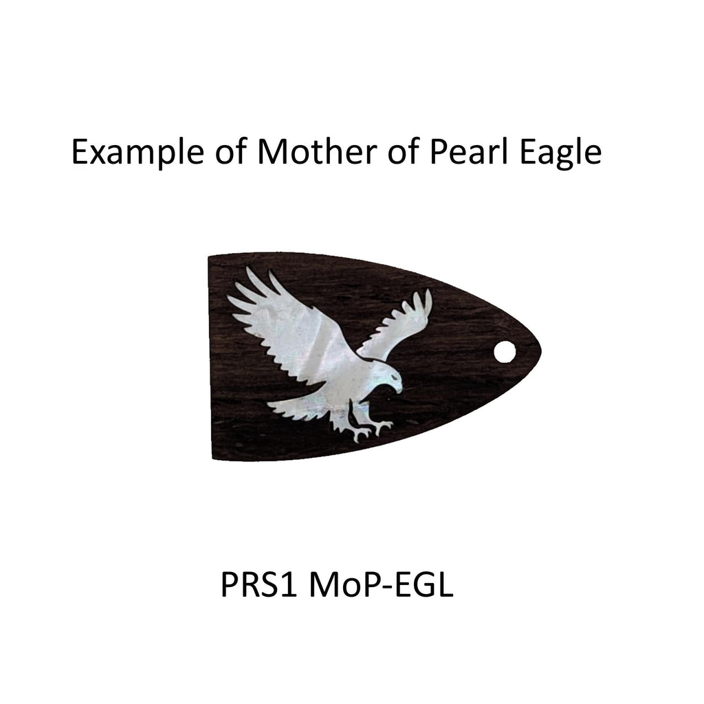 PRS Guitar Truss Rod Cover | Mother of Pearl Eagle Inlay Replacement Guitar Part